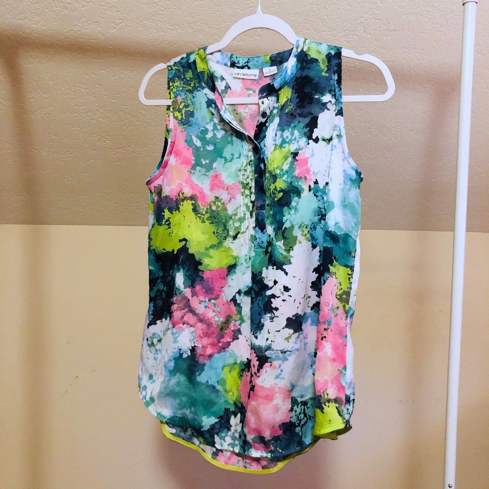 Colorful Tank Top Blouse